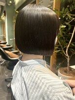トリコ ショップアンドヘアサロン(tricot shop hair salon) 乾かすだけでまとまる楽ちんボブスタイル