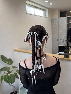 ヘアポップ(hair pop) ヘアアレンジ　ヘアセット　お呼ばれヘア