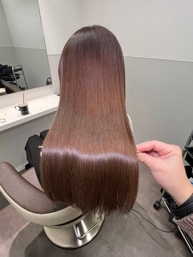 エッセンシア 梅田店(ESSENCIA) 髪質改善◆透明感カラー_カシス_ラベンダーピンク_ブラウン