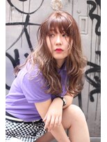 シックス バイ インク 渋谷(SIX by INK.)&nbsp;ダークブルー/デジタルパーマ/ワンホンレイヤー[渋谷]