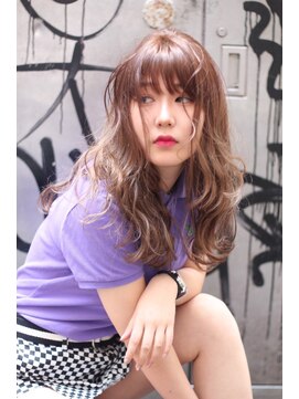 シックス バイ インク 渋谷(SIX by INK.) ダークブルー/デジタルパーマ/ワンホンレイヤー[渋谷]
