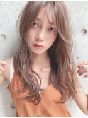 イメチェン/ホワイトブロンド/外ハネボブ/美髪/RrSALON心斎橋