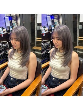 カルフール ロコ 草加西口店(Carrefour LOCO) レディース ダブルカラー グレージュ レイヤー