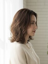 オアシスアヴェダ ザ・ペニンシュラ東京(OASIS AVEDA)&nbsp;#20代30代ミディアムレイヤーくびれニュアンスゆるふわウェーブ