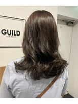 ギルド 東久留米店(GUILD)&nbsp;オリーブミントカラーで透明感ロング