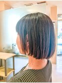 【morio鶴瀬】大人カワイイシンプルボブ