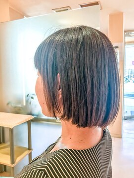 モリオ フロム ロンドン 鶴瀬店 【morio鶴瀬】大人カワイイシンプルボブ