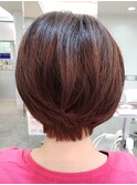 大人可愛いショートボブ