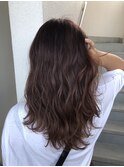 STACY シアーピンクxナチュラルx波ウェーブ