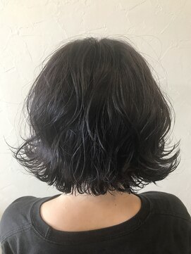リッシュフォーヘアーデザイン(Lish for hair design) ふわっと可愛い切りっぱなしボブ♪