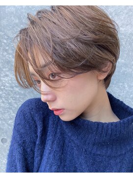 マージュ ギンザ(marju GINZA) ことりベージュ毛先パーマウォーターフォールショート