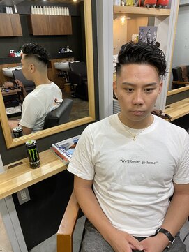 メンズ ラピス(Men's Lapis) フェードパーマ