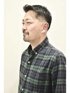 レ ギャルソン 仙台店(Les Garcons) ベリーショート×ローフェード×アイロンパーマ スタイル