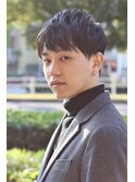 好印象ツーブロック前下がり刈り上げマッシュ