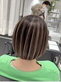 CIERA.バレイヤージュ×ラウンドボブ