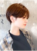 大人クールハンサムショート/スッキリショートボブ/30代40代50代