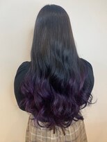 アニータバイガネイシャ(Aujua anita by ganesha)&nbsp;#濃いめラベンダー#グラデーションカラー#髪質改善#長浜