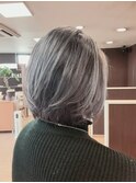 ボブ+ハイライト