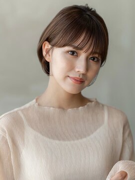 ケアリー 成増(Carelly) 大人かわいい前髪セシルカットココアブラウンフリンジウェーブ