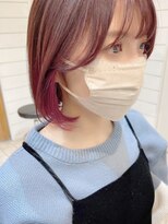 ネオリーブ アンド 渋谷店(Neolive &)&nbsp;斜めバング/グレージュカラー/シルキーベージュ/韓国/渋谷