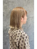 アグ ヘアー フォレスト 金沢駅西店(Agu hair forest)&nbsp;パツっとラインが可愛い☆外ハネボブ