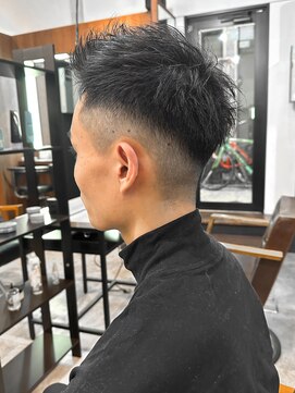 アイリーヘアデザイン(IRIE HAIR DESIGN) 【IRIE HAIR赤坂】フェードスタイルスパイキーショート