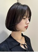 10代20代30代韓国ボブ髪質改善切りっぱなしボブ似合わせカット