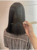 ナチュラルうるつや感ストレートセミロング