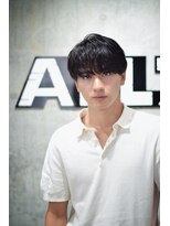 オルズ 渋谷(ALLZ)&nbsp;シースルーバングシースルーマッシュ韓国ヘアカルマヘア黒髪
