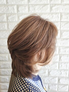 松本平太郎美容室 国立店 国立*ミディアムレイヤー/30代40代50代60代