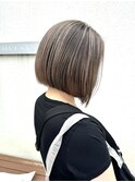 前下がりボブ/バレイヤージュ