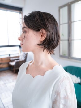 アエタ 岡崎店(Aeta)の写真/【岡崎市/髪質改善】あなたに似合う“褒められるショートヘア”に◇再現性の高いカットが自慢!小顔効果も◎