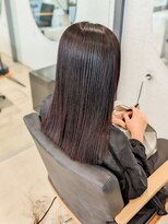 ビーヒアナウ N゜03 金沢駅西店(BE HERE NOW) 髪質改善縮毛矯正/艶髪/美髪ストレート/セミロング