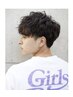 【メンズ限定】カット＋ポイントパーマ(トップのみ8本まで)￥12500⇒￥8500