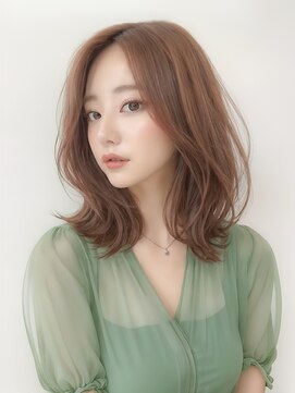 アーダーヘアーサロン 鯖江店(ADER HAIR SALON) 20代大人可愛い小顔くびれボブ　エアリーボブベージュ