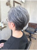 ベリーショート【パーマ/白髪ぼかし/ナチュラル】
