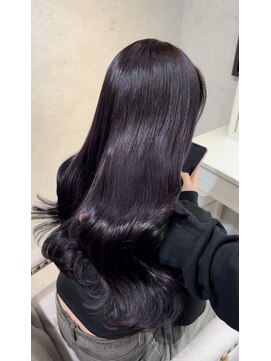 ベイジュ プラス アールサロン エビス(Beige+Rr salon EBISU) ダークラベンダー/ケアブリーチ/髪質改善トリートメント