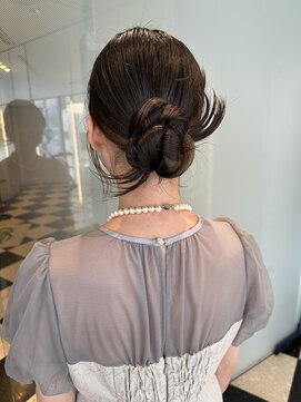 ラパンセヴェール(LA PENSEE VERT) 【LA PENSEE カホ】柔らか×タイトパーティーセットアップ