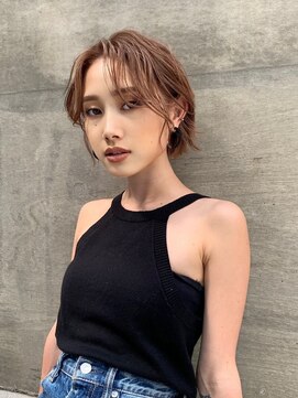 ロンドロゼ 池袋(Lond rose) イメチェン外ハネボブ美髪ワイドバング顔周りレイヤーボブ/池袋
