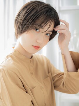 モッズヘア 越谷(mod's hair) 小顔前下がりナチュラルマッシュショートボブc6越谷20代30代40代