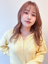 ザ ドッツ(THE DOTS) ペールピンク くすみカラー ニュアンスカラー ロングレイヤー
