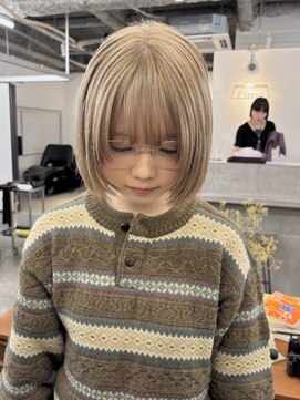 エルメ クラマエ(Elme) ブリーチあり◎ミルクティーベージュ