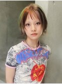 ブリーチ　デザインカラー　ダブルカラー　(azu
