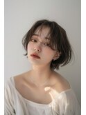 ボブ/センター分け/ショート/トリートメント/【lana hair新宿】