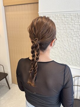 トータルビューティー クレド(TOTAL BEAUTY Credo byHAIR TIME) 編み下ろしヘアセット