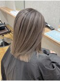 【グレージュ】艶感ボブ【【下曽根駅】】