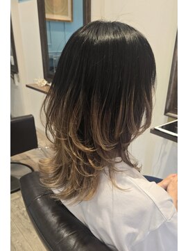 ヴェルマ 江坂店(varma) ウルフレイヤー×グラデーションカラー