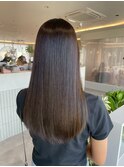 桑名ロングレイヤーカットハッシュカット透明感カラー重めロング