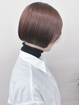 モリオ(morio)&nbsp;リップラインボブミニボブ切りっぱなしボブぱっつんボブ小顔ボブ