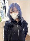 ブルーグラデーション【溝の口/ブリーチ/ダブルカラー】